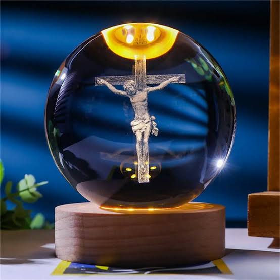 3D Crystal Bible & Cross LED Night Lamp β¨