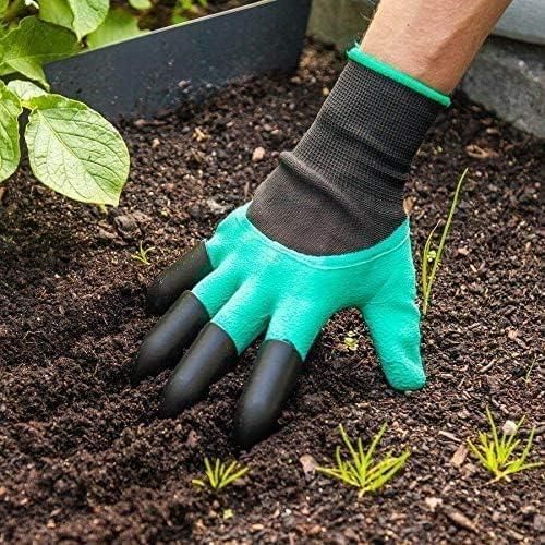 🧤 Waterproof Gardening Gloves with Built-in Claws