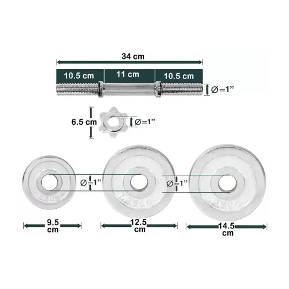 20KG Dumbbell Set – Stylish Strength