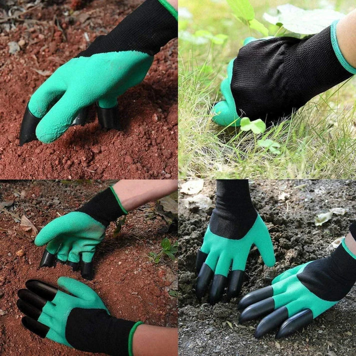 🧤 Waterproof Gardening Gloves with Built-in Claws