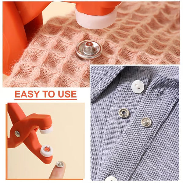 🔥🔥Metal Snap Buttons with Fastener Pliers Tool Kit {100 Buttons}
