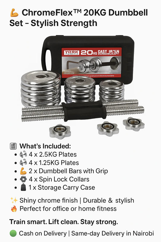 20KG Dumbbell Set – Stylish Strength