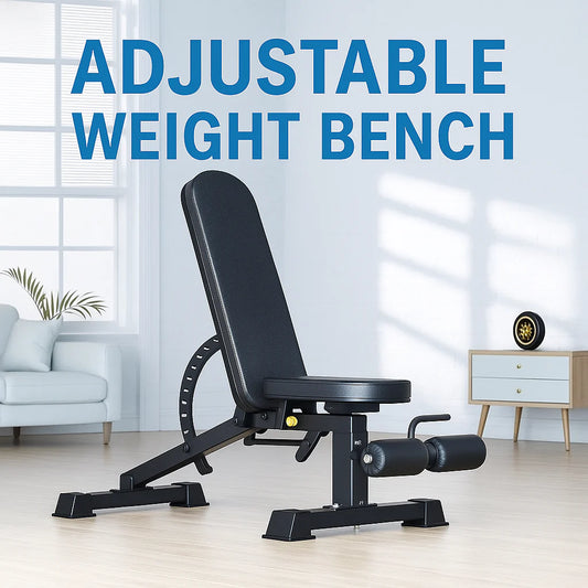 Adjustable Weight Bench for Home & Gym