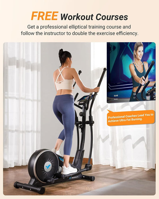 MERACH Elliptical Cross Trainer – Full-Body Home Exercise Machine 🏋️‍♀️🚴‍♂️
