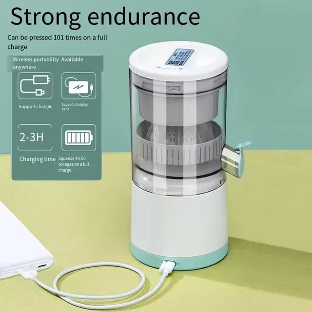 Portable USB Charging Powerful Electric Citrus Juicer