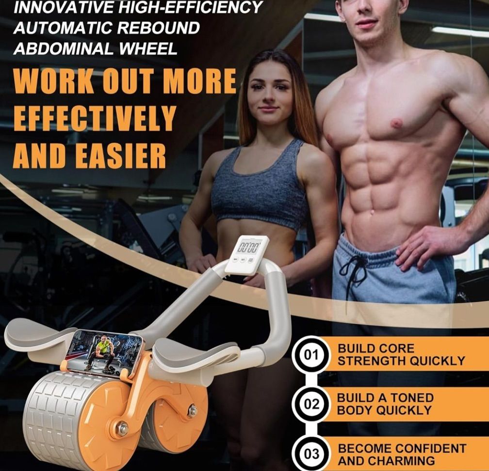 Rebound Ab Roller – Core Strength & Full Body Workout