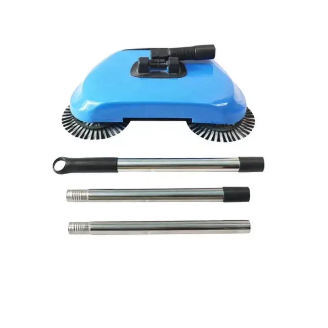 3-in-1 Rotating Manual Floor Sweeper 🧹 – Sweep, Collect & Clean