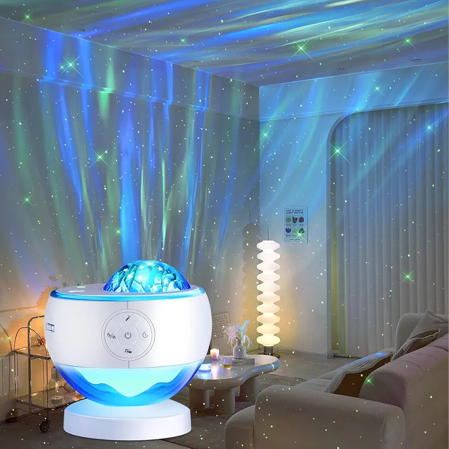 Premium Aurora Galaxy Projector with White Noise